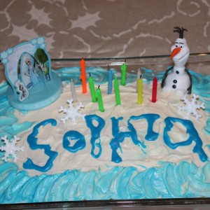 Homemade Birthday Cake Frozen