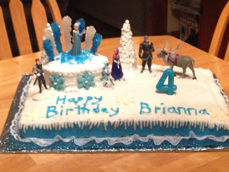 Homemade Birthday Cake Frozen