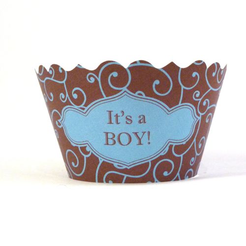 7 Photos of Baby Boy Shower Cupcakes Liners 7 Photos of Baby Boy Shower Cupcakes Liners