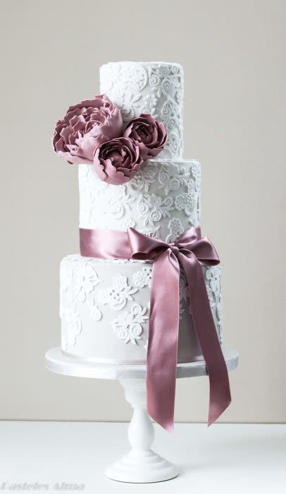 Lace Wedding Cake Lace Wedding Cake