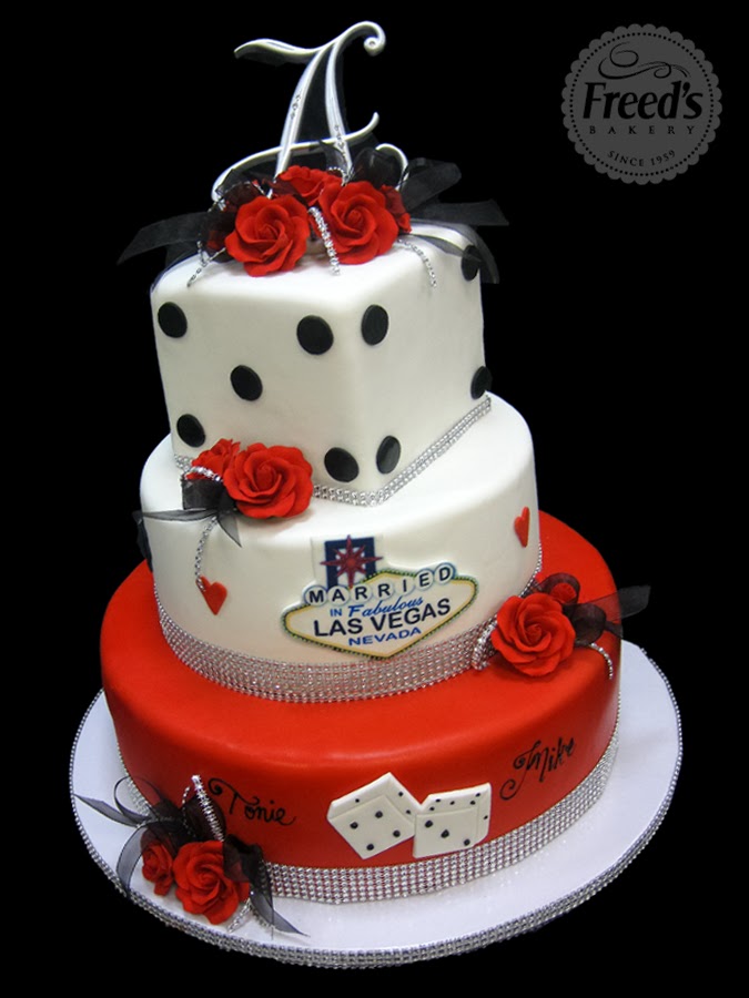 Las Vegas Themed Wedding Cake Las Vegas Themed Wedding Cake