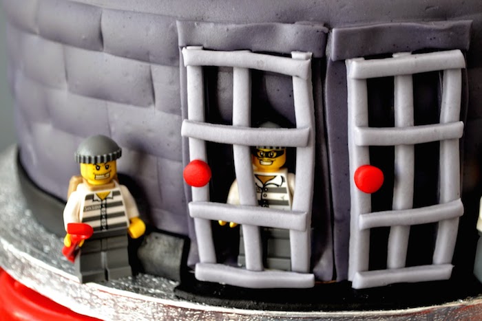 LEGO Police Birthday Party Cake