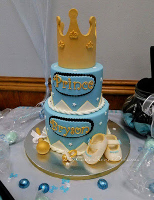 Little Prince Baby Shower Cake