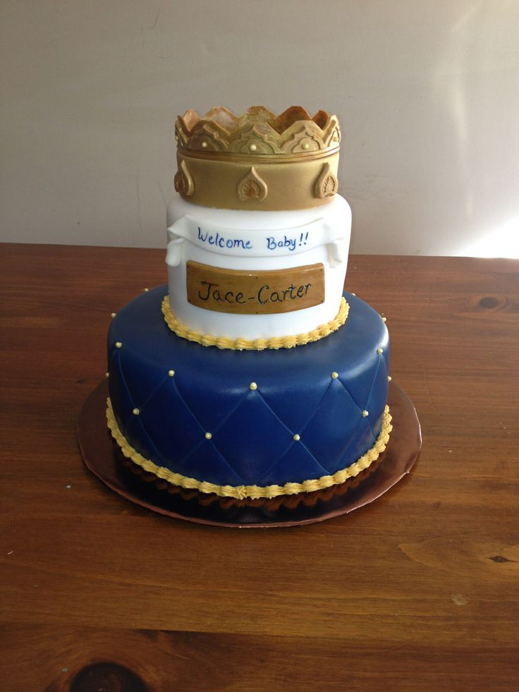 Little Prince Baby Shower Cake