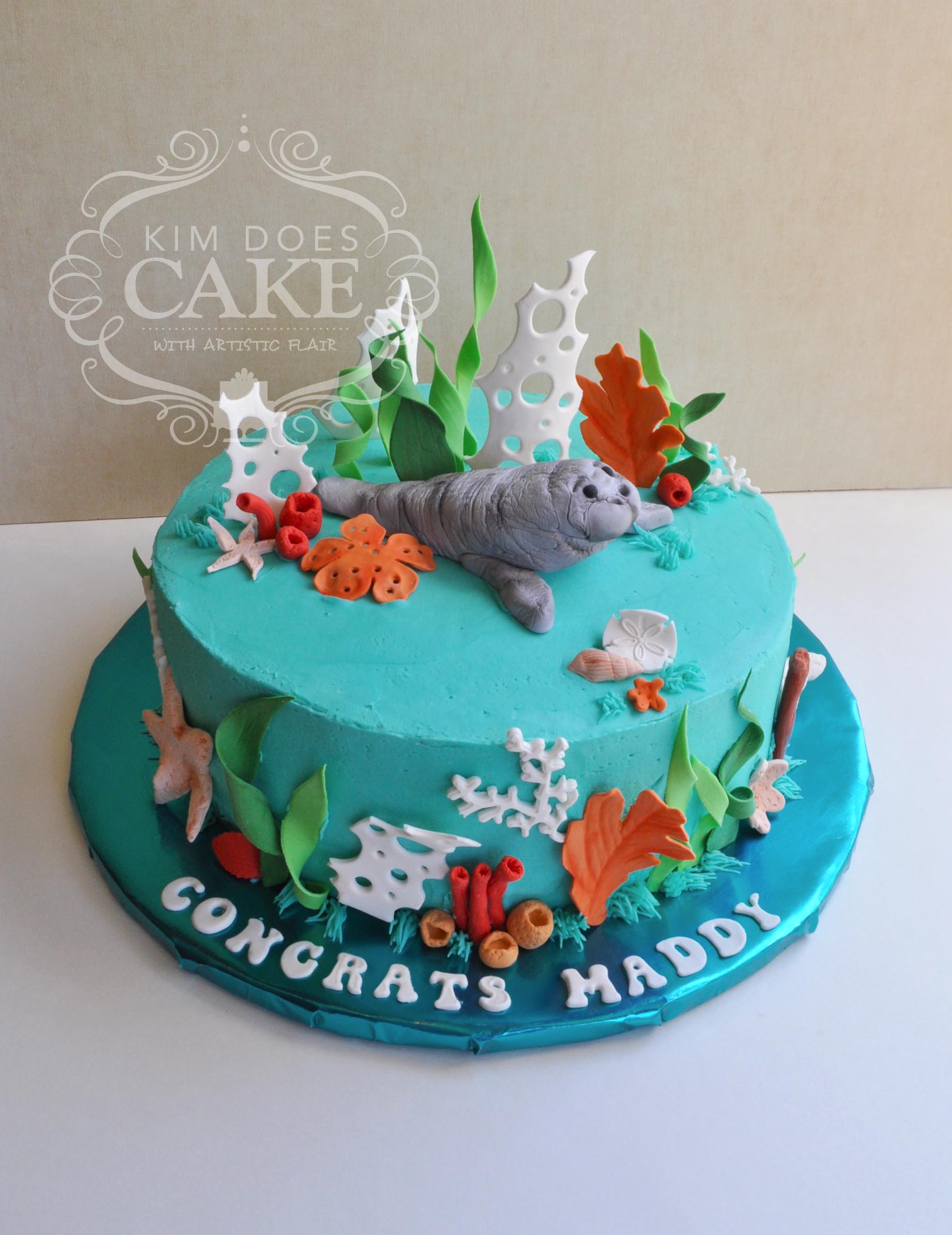 Marine Biologist Birthday Cake