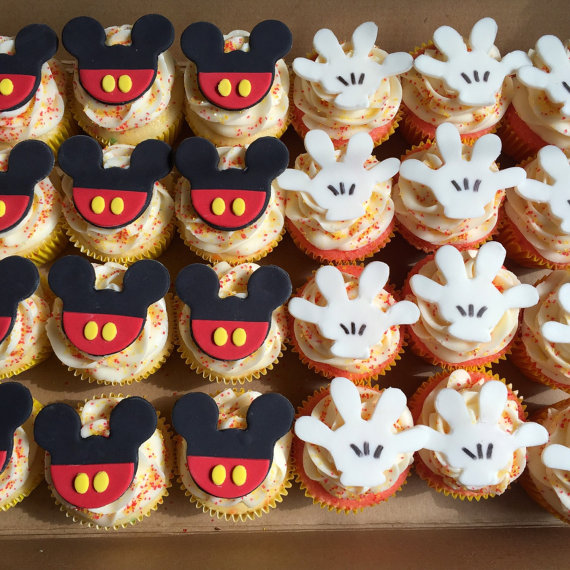 Mickey Mouse Cupcake Toppers