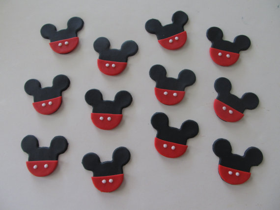 Mickey Mouse Cupcake Toppers