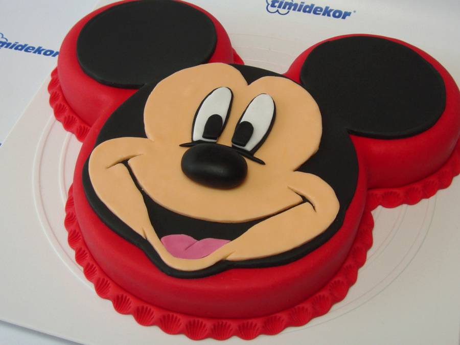 Mickey Mouse Fondant Cake Mickey Mouse Fondant Cake