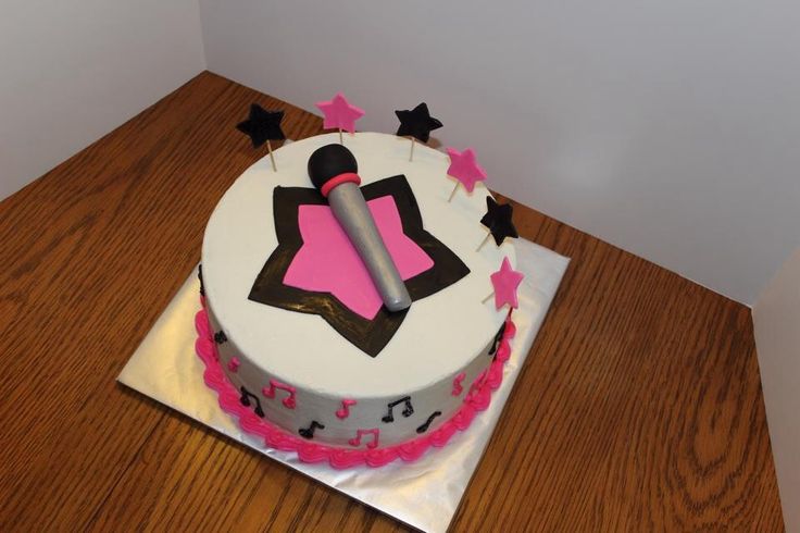 Microphone Cake Ideas