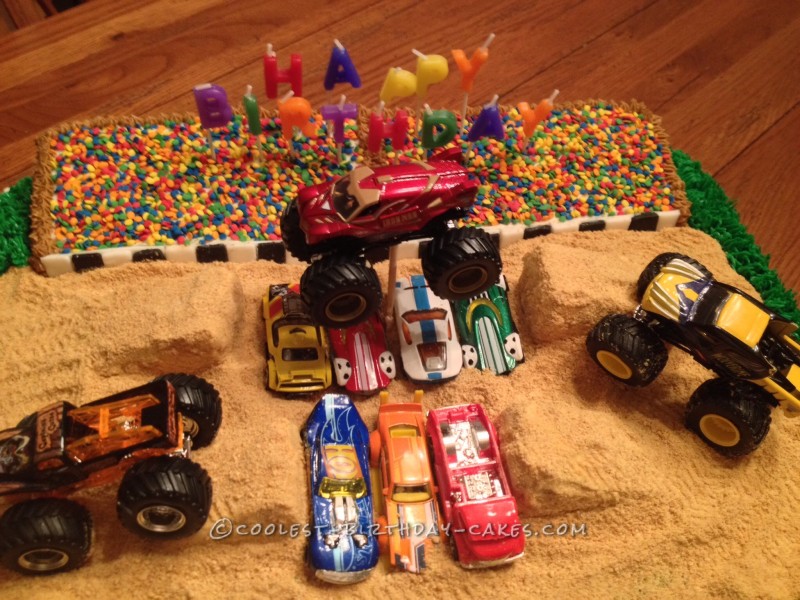 Monster Jam Birthday Cake