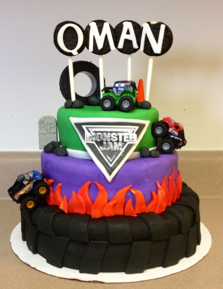 Monster Jam Cake