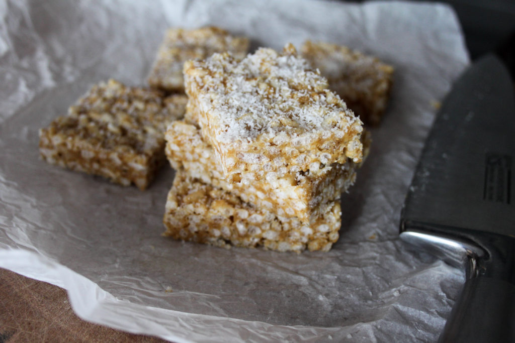 No Marshmallow Rice Krispie Treats