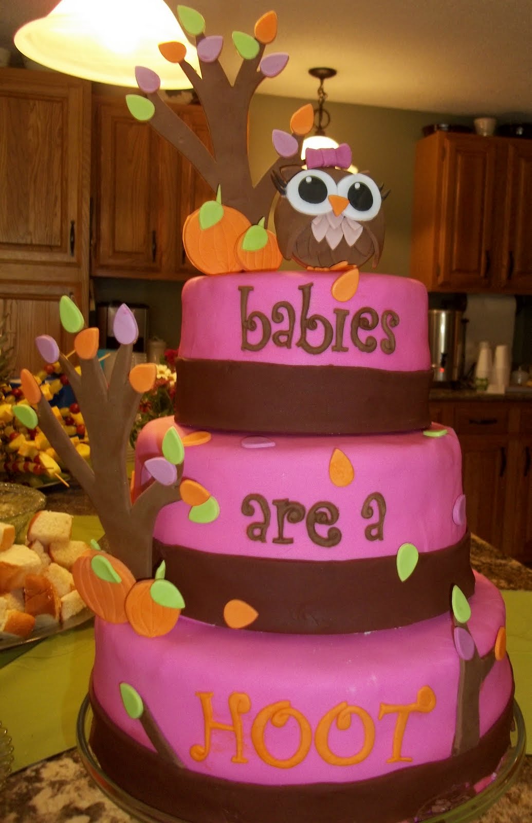 Owl Baby Shower Cakes Ideas