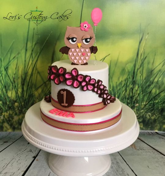 Owl Birthday Cake Owl Birthday Cake