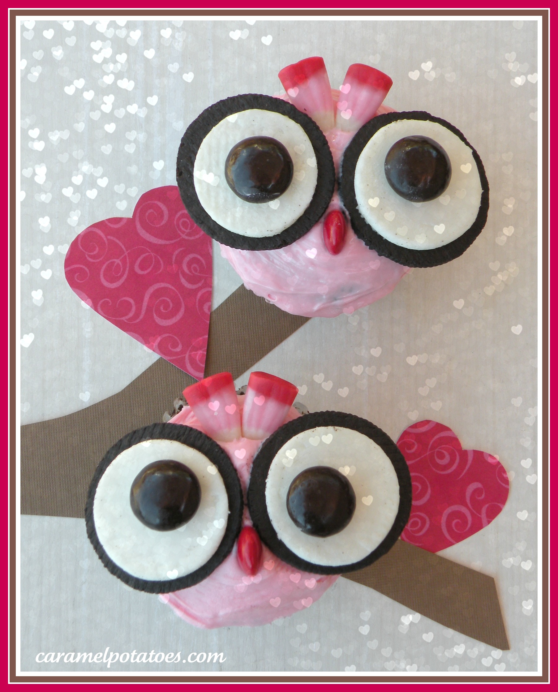 8 Photos of Owl Valentine's Day Cupcakes