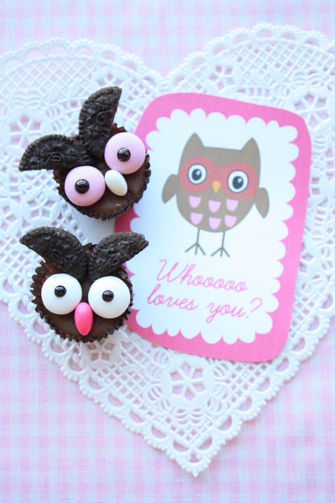 Owl Valentine Cupcakes Decorating Ideas