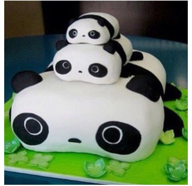 Panda Bear Birthday Cake