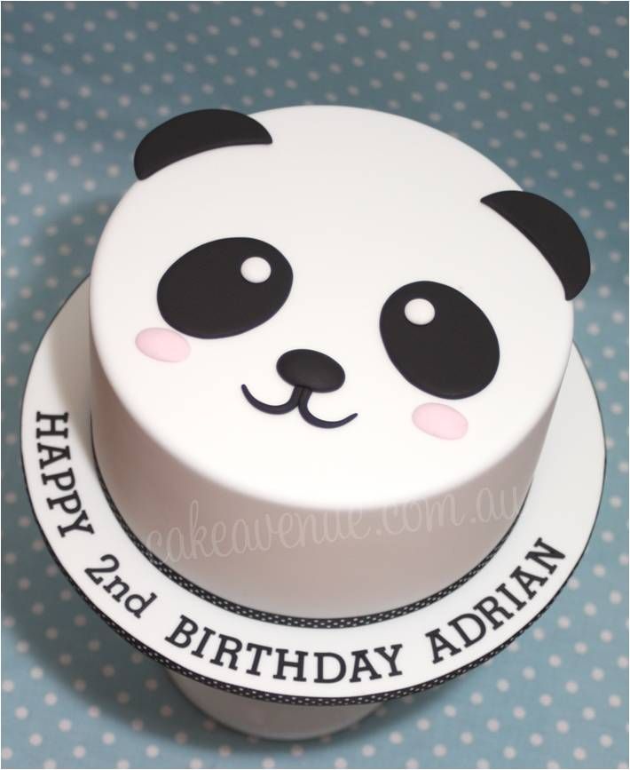 Panda Birthday Cake Panda Birthday Cake