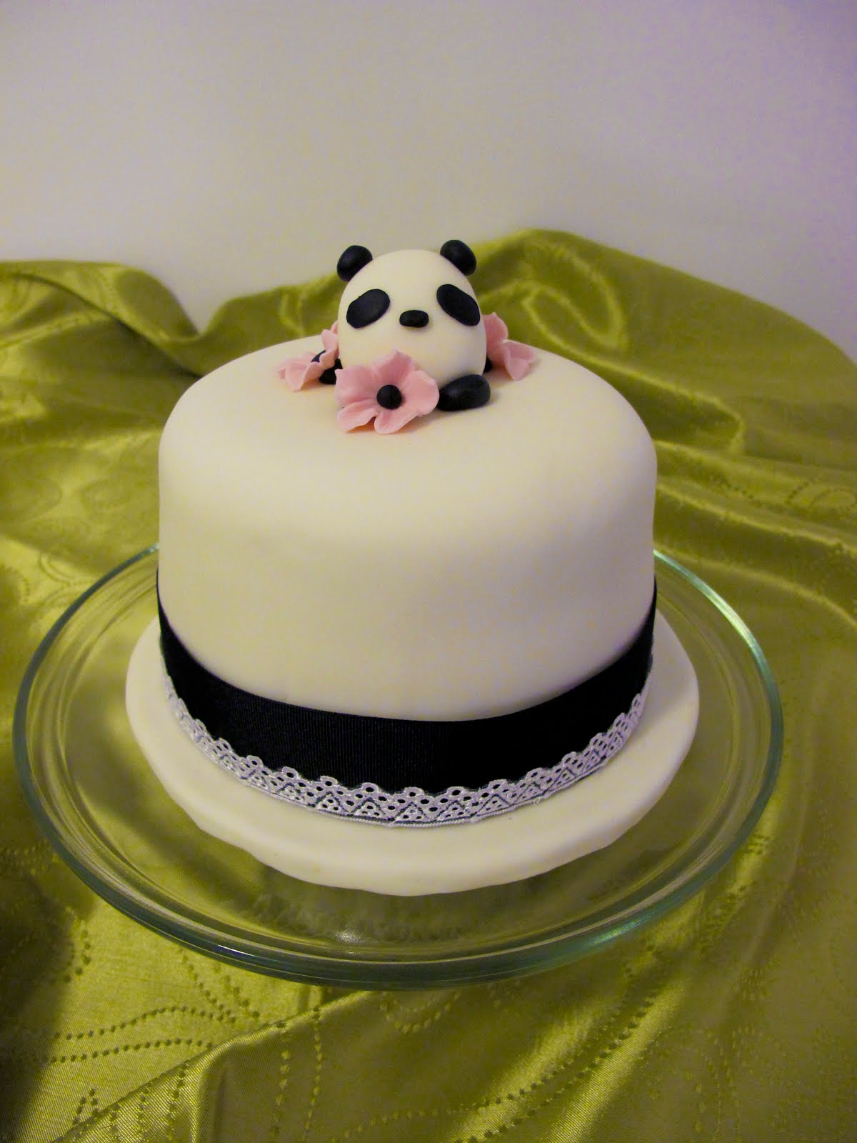 Panda Birthday Cake