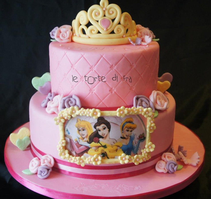 Pink Baby Shower - Princess Cake