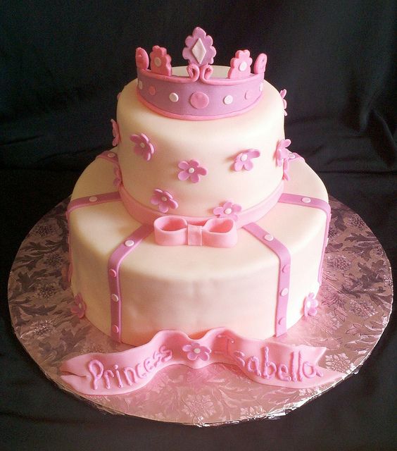 Princess Baby Shower Cake