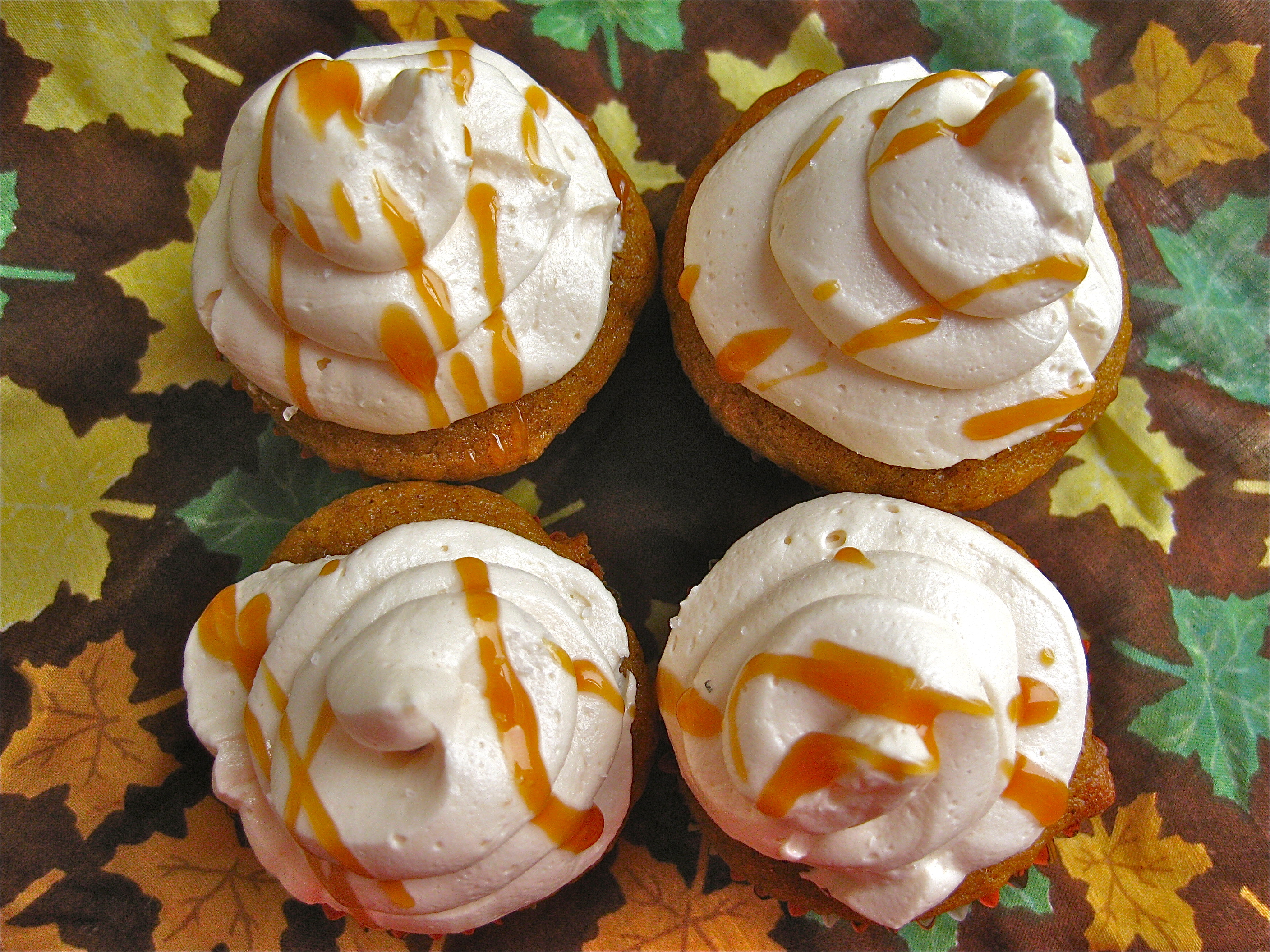 6 Photos of Pumpkin Cupcakes With Salted Buttercream