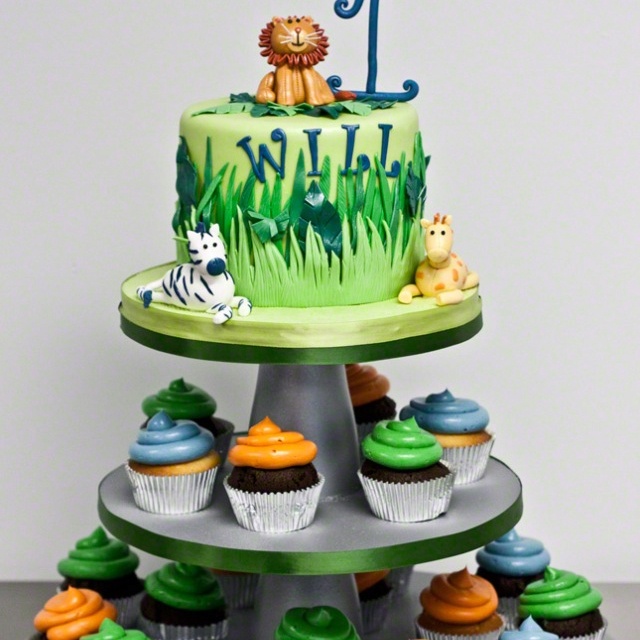 Rainforest Birthday Party Cakes