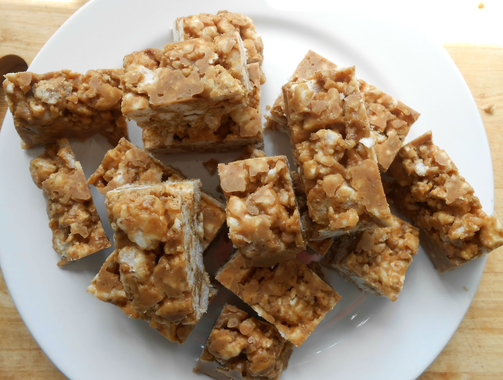 Rice and Peanut Butter Cake