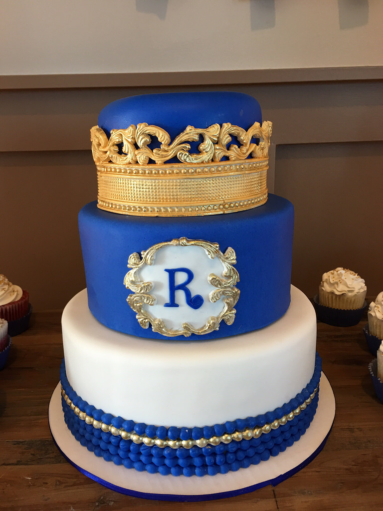 Royal Prince Baby Shower Cake