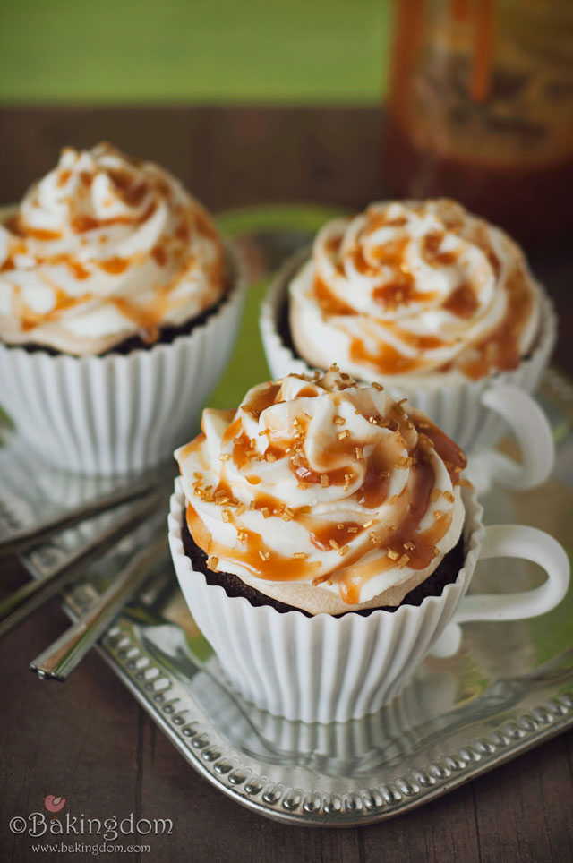 Salted Caramel Mocha Cupcakes