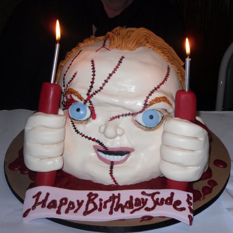 Scary Happy Birthday Cake