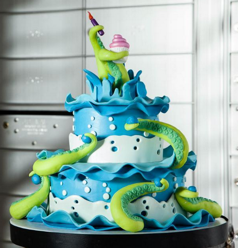 Sea Creature Fondant Cake Sea Creature Fondant Cake