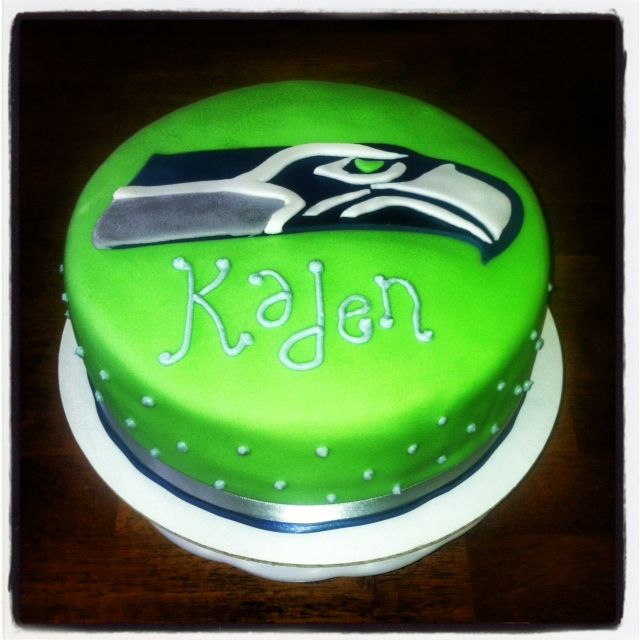 10 Photos of Seattle Seahawks B Day Cakes 10 Photos of Seattle Seahawks B Day Cakes
