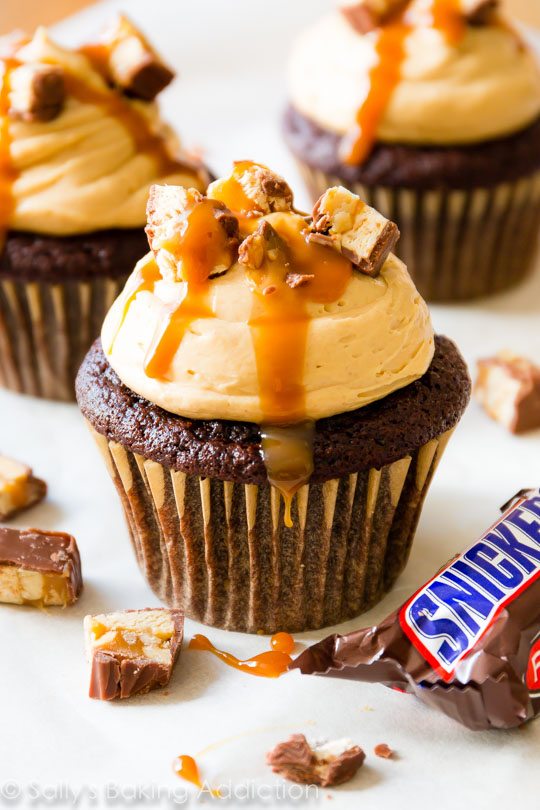 Snickers Cupcakes Recipe