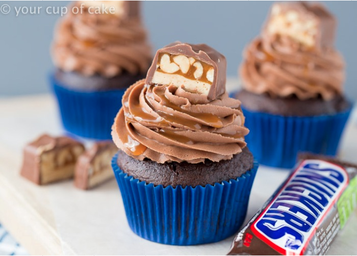 Snickers Cupcakes Snickers Cupcakes