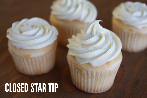 Star Tip for Cupcake Frosting