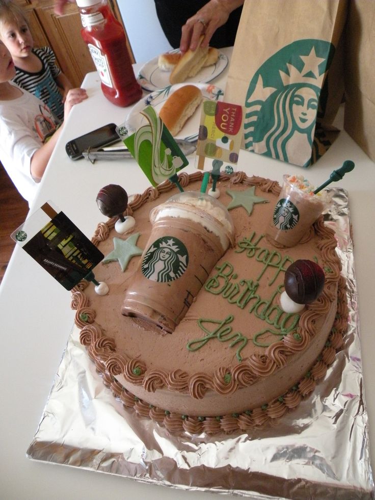 Starbucks Birthday Cake Ideas