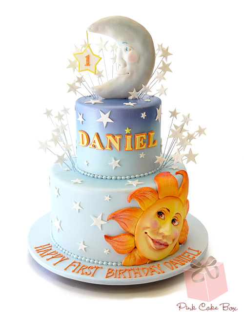 Sun Moon and Stars Birthday Cake Cake Sun Moon and Stars Birthday Cake Cake