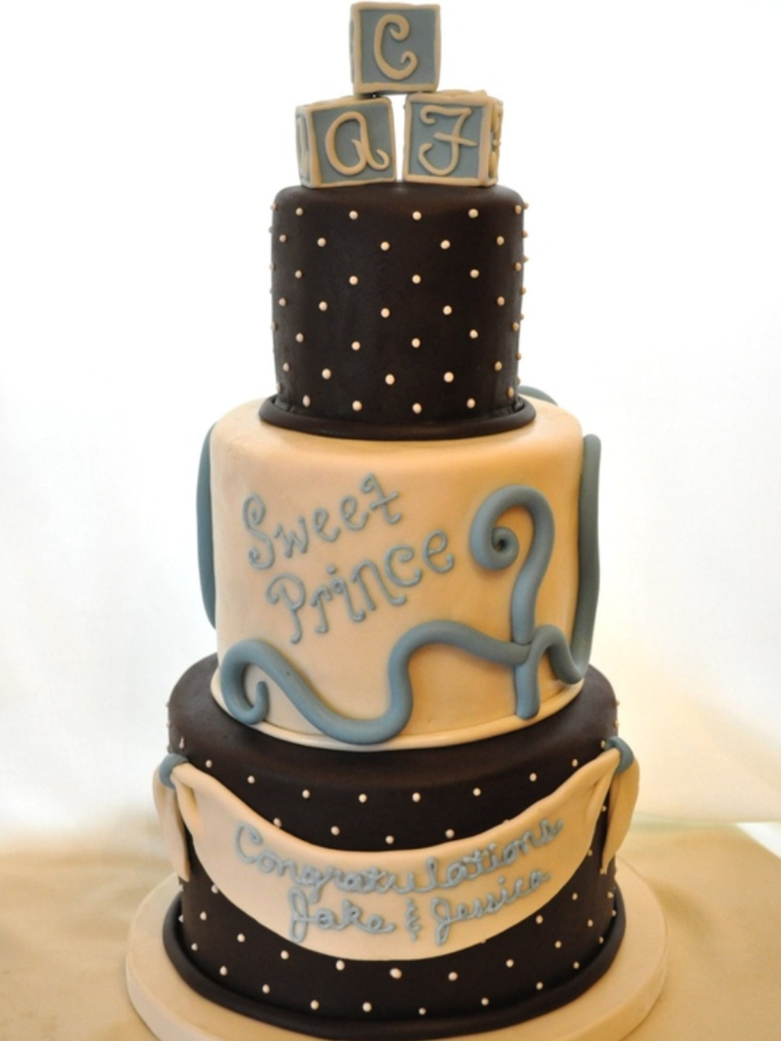 Sweet Prince Baby Shower Cake