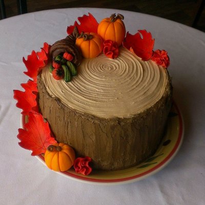 Thanksgiving Fall Cake