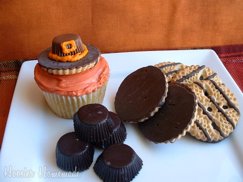 Thanksgiving Turkey Cupcake Idea