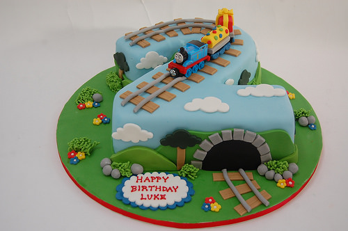 Thomas Tank Engine Birthday Cake