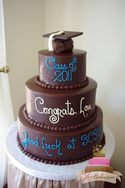 Tiered Graduation Cake Tiered Graduation Cake