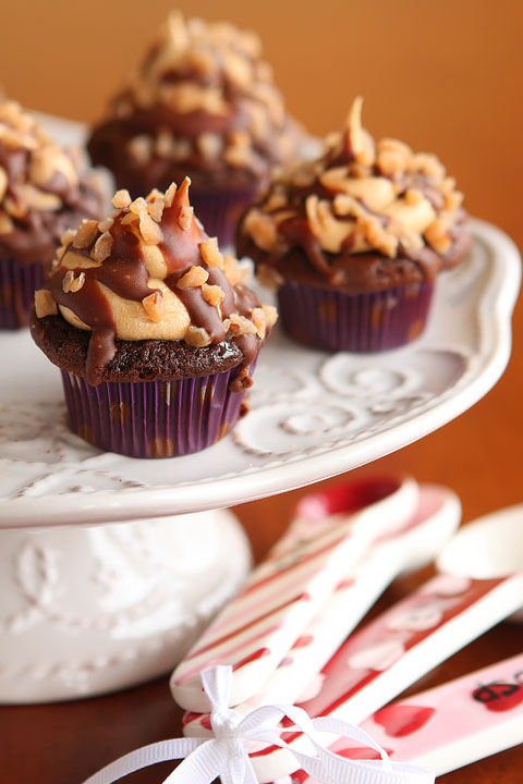 Toffee Caramel Latte Cupcakes