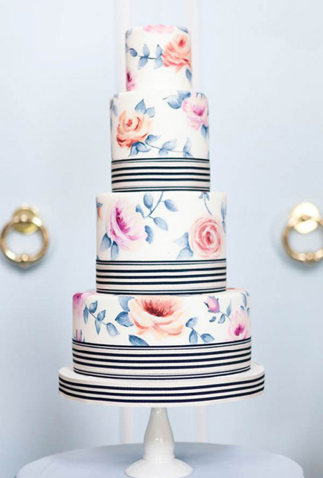 Vintage Floral Cake