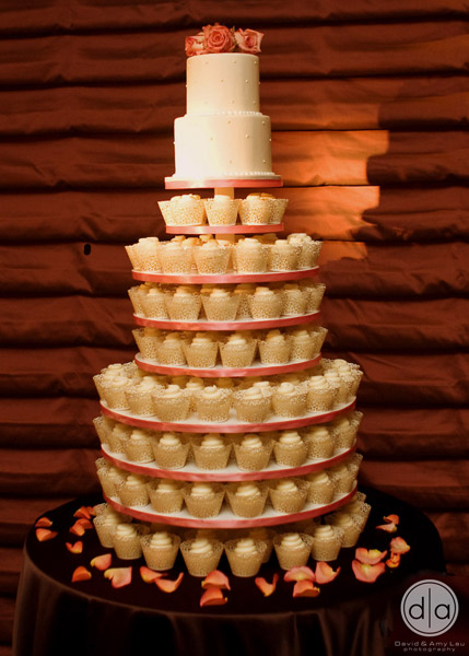 Wedding Cake and Cupcakes Wedding Cake and Cupcakes