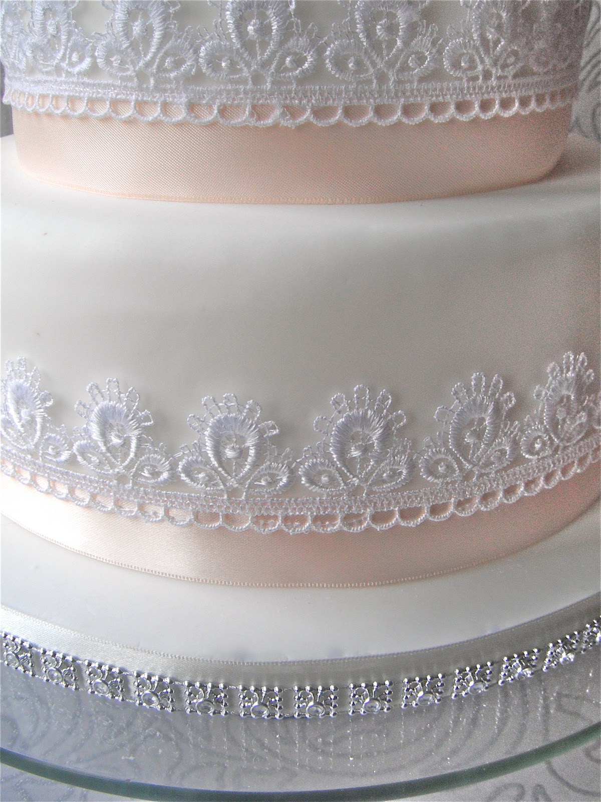Wedding Cake with Lace