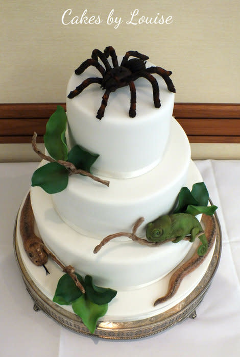 Wedding Snake Cake