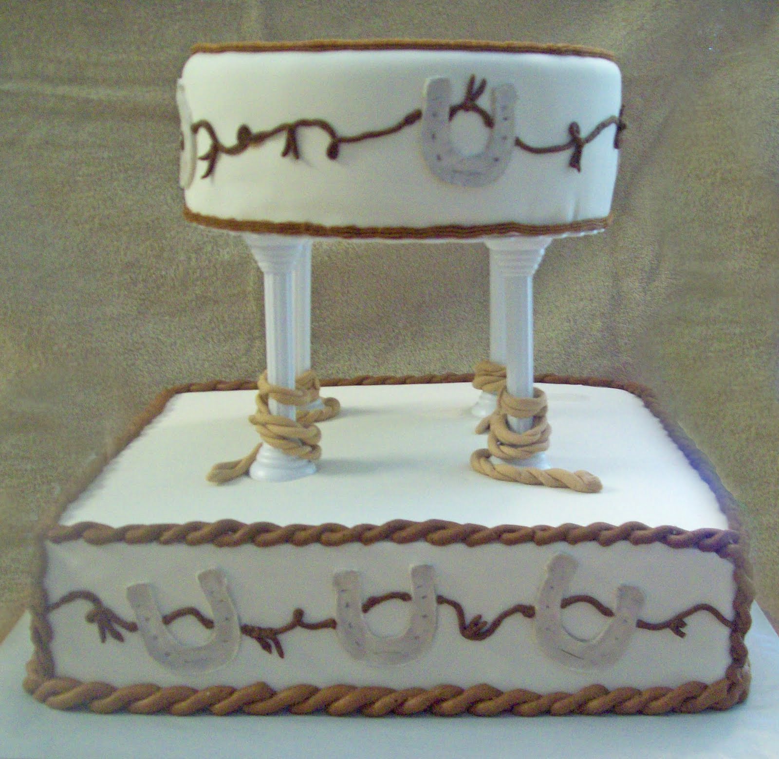 Western Wedding Cake