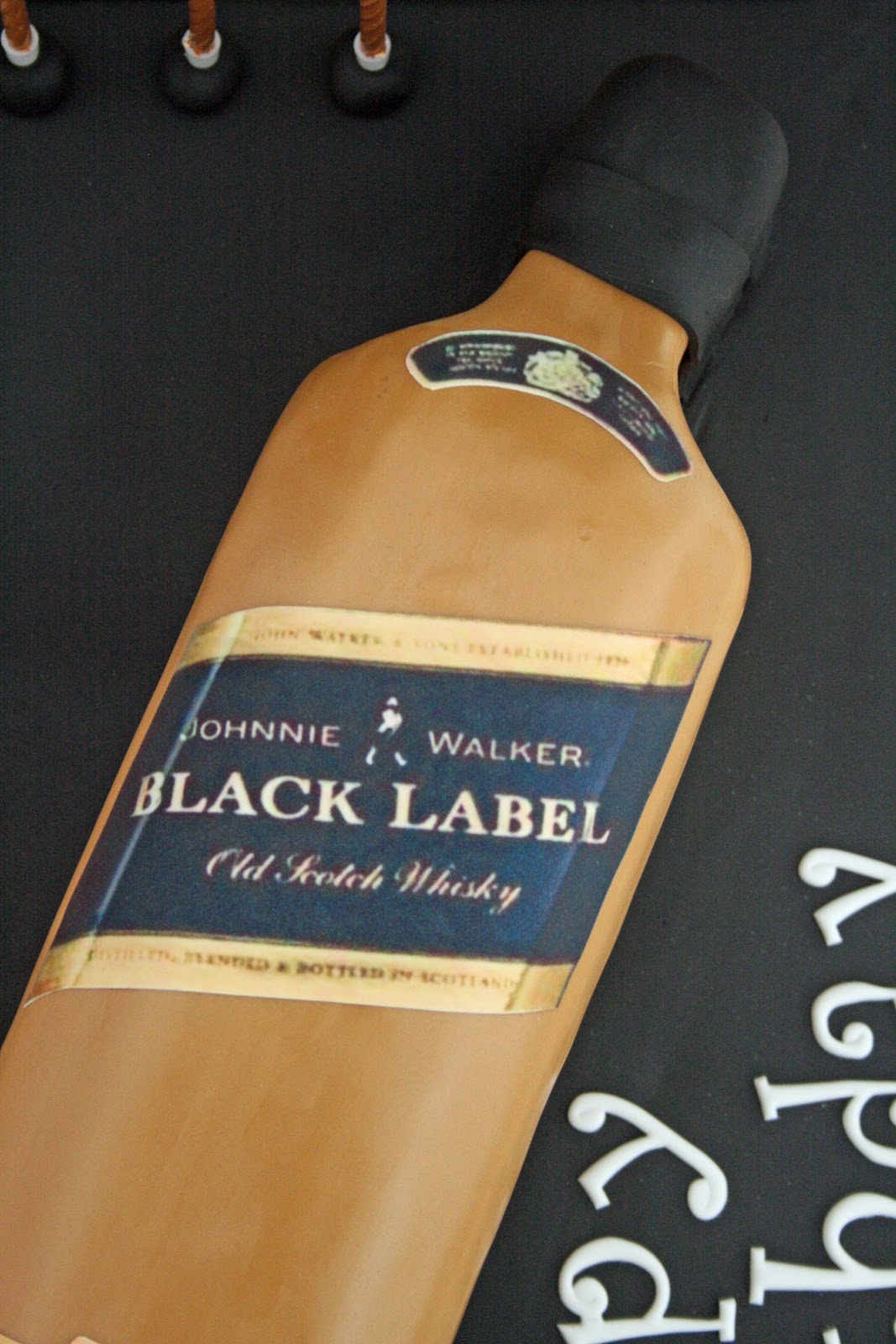Whiskey Bottle Cake Whiskey Bottle Cake